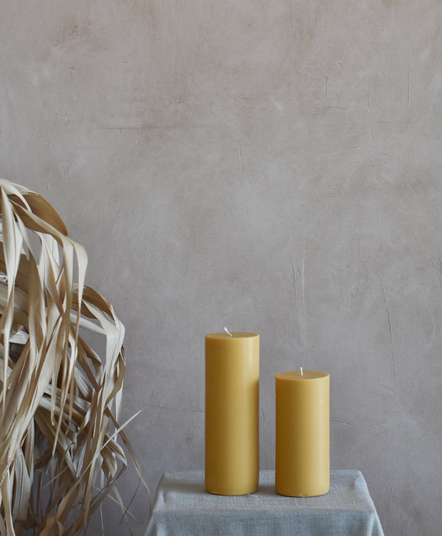 SALE 8" Hand-Dipped Pillar Candles